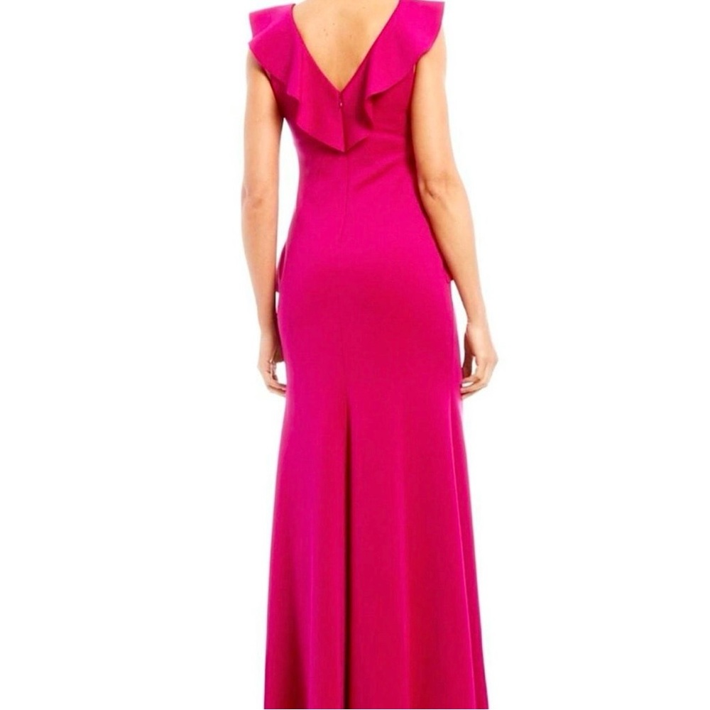 Jessica Howard Fuchsia Ruffle Maxi Dress - Picture 2 of 7